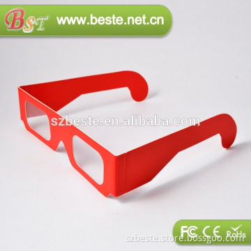 Promotional gift!! good selling paper refraction depth 3d glasses